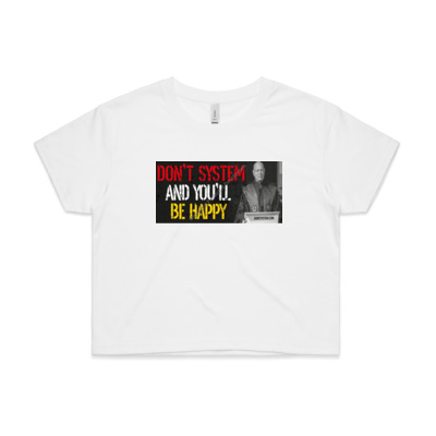 You'll Be Happy Women's Cropped Tee Thumbnail